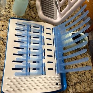 Blue and White Dish Rack